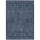10' X 14' Navy Blue And Blue Oriental Washable Indoor Outdoor Area Rug