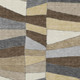 10' X 14' Chocolate And Brown Geometric Washable Indoor Outdoor Area Rug