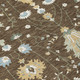 10' X 14' Chocolate And Brown Oriental Washable Indoor Outdoor Area Rug