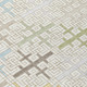 5' X 8' Ivory And Linen Geometric Washable Indoor Outdoor Area Rug