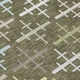 8' Olive Green And Green Round Geometric Washable Indoor Outdoor Area Rug