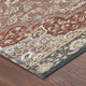 10' X 14' Merlot And Red Oriental Washable Indoor Outdoor Area Rug