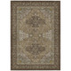 3' X 5' Chocolate And Brown Oriental Washable Indoor Outdoor Area Rug
