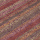 5' X 8' Burgundy And Red Striped Washable Indoor Outdoor Area Rug