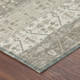 3' X 5' Beige And Brown Oriental Washable Indoor Outdoor Area Rug