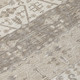 8' Beige And Brown Round Oriental Washable Indoor Outdoor Area Rug