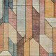 9' X 12' Coral And Orange Geometric Washable Indoor Outdoor Area Rug