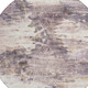 8' Gray And Tan Round Abstract Washable Indoor Outdoor Area Rug