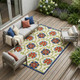 10' X 13' Blue Indoor Outdoor Area Rug