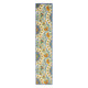 10' Blue And Yellow Indoor Outdoor Runner Rug