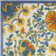 12' Blue And Yellow Indoor Outdoor Runner Rug