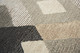 8' Natural Brown Beige Charcoal And Gray Wool Geometric Hand Tufted Area Rug
