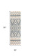 8' Natural Beige Gray And Dark Gray Wool Geometric Hand Tufted Area Rug