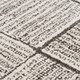 9' X 12' Gray And Natural Wool Checkered Hand Tufted Area Rug