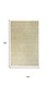 9' X 12' Tan And Natural Wool Geometric Hand Tufted Area Rug