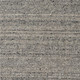 8' Silver And Gray Wool Hand Knotted Runner Rug