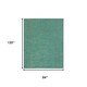 7' X 10' Blue And Green Indoor Outdoor Area Rug