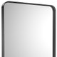 30" Black Metal Framed Bathroom Vanity Mirror