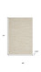 4' Runner Beige And Ivory Indoor Outdoor Runner Rug
