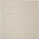 5' X 5' Beige And Ivory Square Indoor Outdoor Area Rug