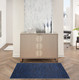 3' X 5' Blue Indoor Outdoor Area Rug