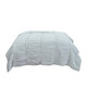 92" X 90" White Striped Cotton Quilt