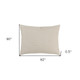 92" X 90" Natural Geometric Cotton Quilt