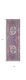 2' X 6' Red And Navy Oriental Power Loom Distressed Washable Runner Rug