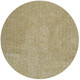 8' Yellow Hand Woven Round Rug