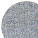 8' Slate Blue And Ivory Abstract Hand Woven Round Rug