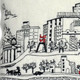 14" X 24" Cream Philadelphia Daylight Skyline Lumbar Decorative Pillow