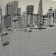 14" X 24" Cream San Francisco Daylight Skyline Lumbar Decorative Pillow