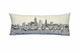 14" X 35" Cream Cleveland Daylight Skyline Lumbar Decorative Pillow