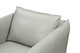 36" Gray And Silver Genuine Leather Swivel Lounge Chair