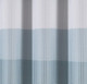 72" White And Blue Striped Shower Curtain