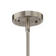 Nickel Kitchen Island Metal Dimmable Chandelier With Clear Shades