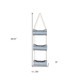 Silver Galvanized Metal Three Tier Hanging Planter