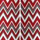 84" Red And Gray Canvas Folding Four Panel Screen Room Divider