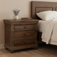 30" Solid Wood Three Drawer Nightstand