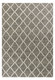 8' X 10' Dark Gray And Ivory New Zealand Lambs Wool Diamond Hand Woven Area Rug