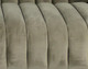 90" Gray Brown Velvet Sofa And Toss Pillows With Gold Legs