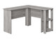 47" Gray Wood Corner Computer Desk