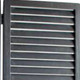 67" Black Wood Folding Three Panel Screen Room Divider