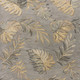8' X 11' Gray And Taupe Wool Botanical Leaves Hand Tufted Area Rug