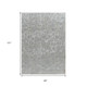 8' X 10' Turquoise Abstract Power Loom Stain Resistant Area Rug