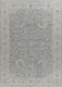 5' X 7' Blue Gray Southwestern Floral Area Rug