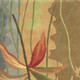 9' X 12' Blue And Green Wool Tropical Botanical Hand Tufted Area Rug