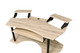 71" Natural and Black Music Recording Studio Desk