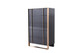 33" Black Gold Manufactured Wood + Solid Wood Stainless Steel Five Drawer Chest
