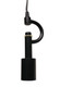 Black Bulb Metal Chandelier
